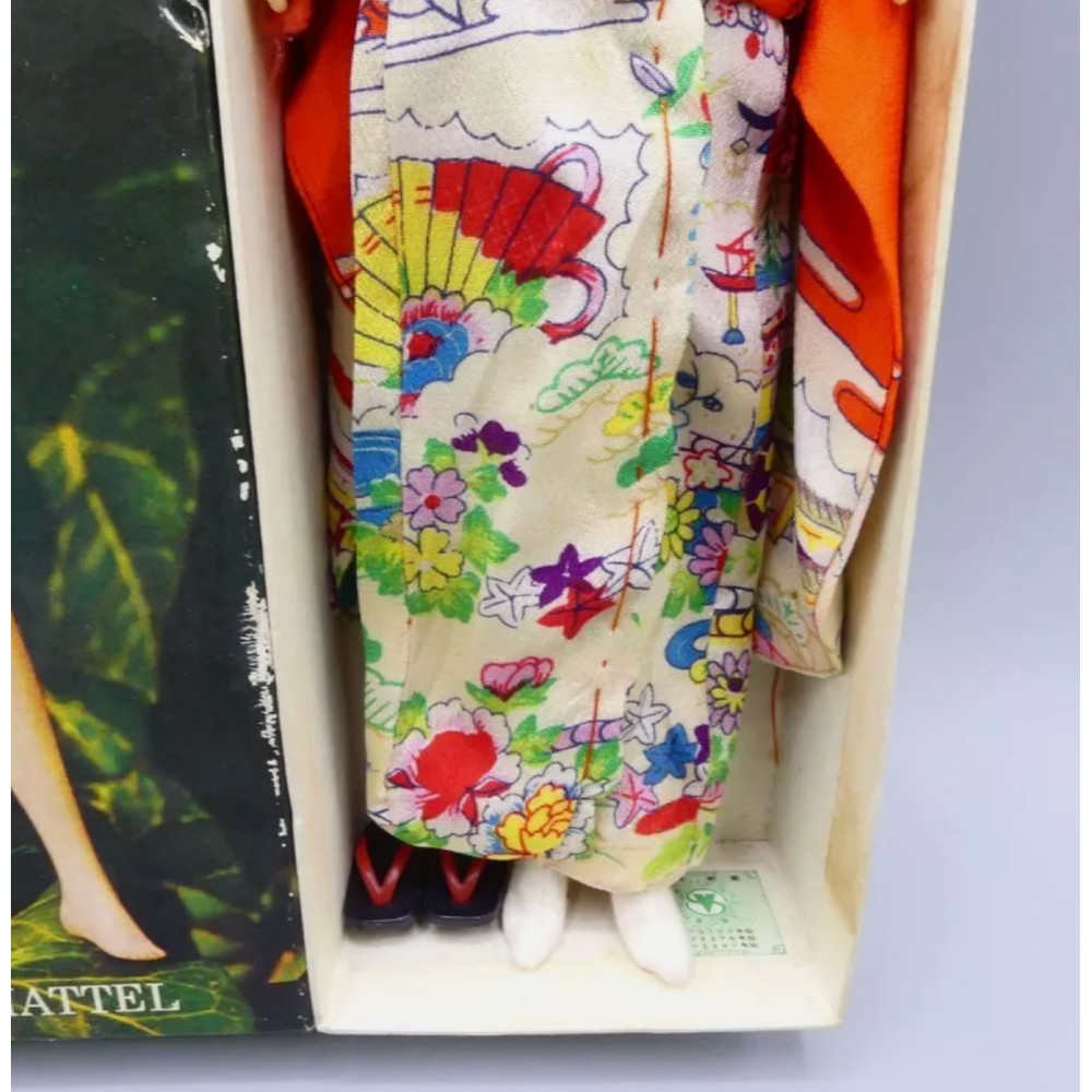 Vintage Francie Doll In Japanese Exclusive Furisode Kimono Boxed Edition 5