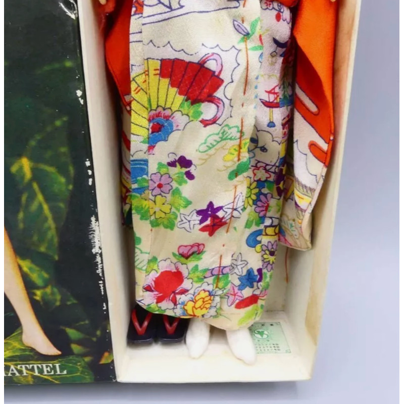 Vintage Francie Doll In Japanese Exclusive Furisode Kimono Boxed Edition 5