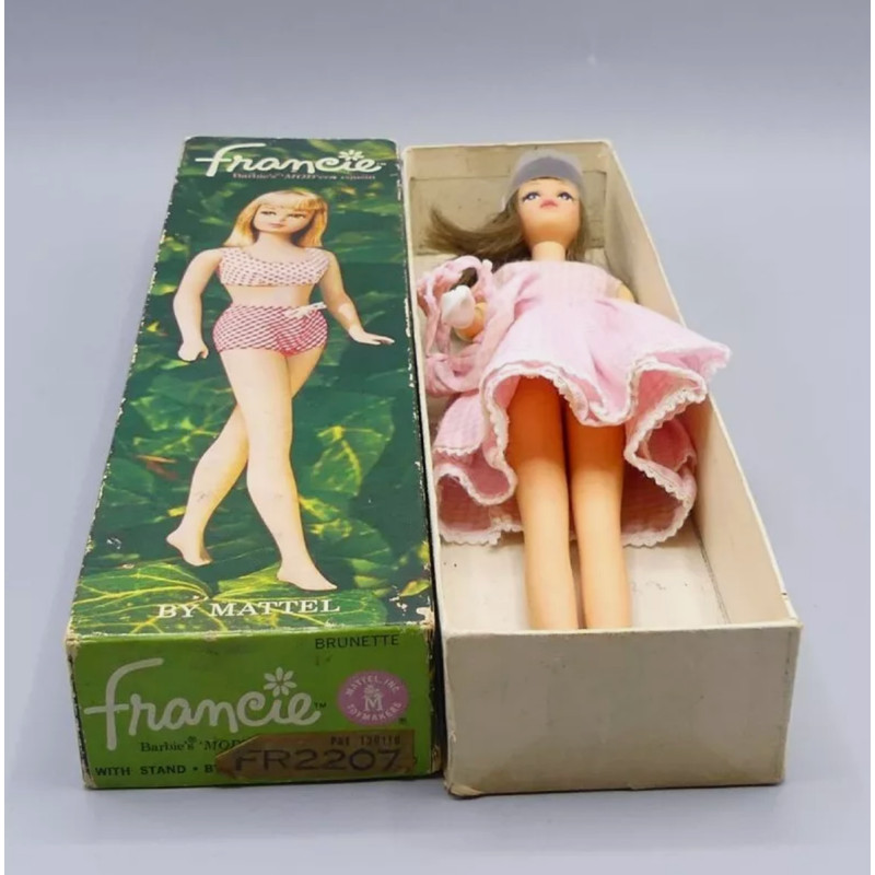 Japanese Exclusive Vintage Francie Barbie Doll Dressed And Boxed 9