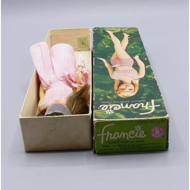 Japanese Exclusive Vintage Francie Barbie Doll Dressed And Boxed 10