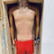 Vintage Flocked Ken Doll With Brunette Hair 0