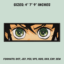 inosuke embroidery design file, demon slayer anime embroidery design, anime pes design, machine embroidery design