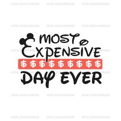most expensive day ever mickey mouse ears svg