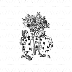 the spades playing cards alice in wonderland svg silhouette