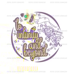 to infinity and beyond rocket fly woody buzz lightyear svg