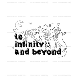 to infinity and beyond toy story buzz lightyear friends svg