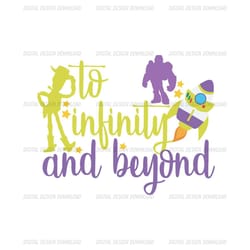 to infinity and beyond toy story woody buzz lightyear clipart svg