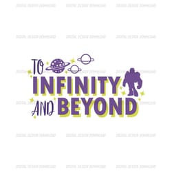 to infinity and beyond planet toy story buzz lightyear svg