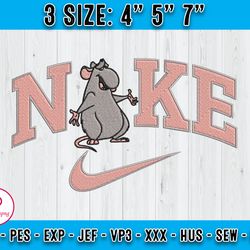 nike django embroidery design, django ratatouille machine embroidery