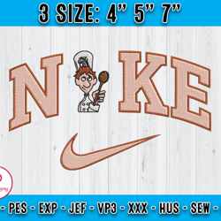 alfredo linguinia embroidery, nike disney ratatouille embroidery design