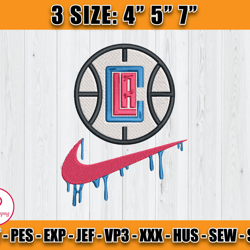 la clippers embroidery design, basketball nike embroidery machine design
