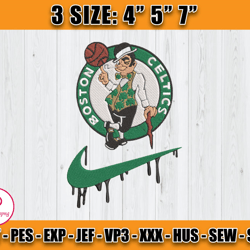 boston celtics embroidery design, basketball nike embroidery machine design