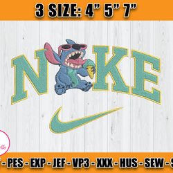 lilo and stich ice cream embroidery design, disney nike machine embroidery