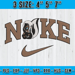nike flower embroidery, bambi embroidery, disney characters embroidery