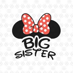 big sister disney minnie magic mouse ears vector svg