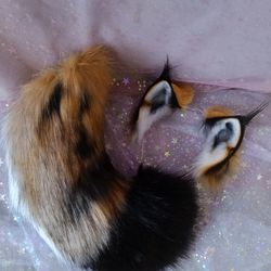 lynx set ears and tail