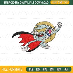 halloween witch bugs bunny embroidery