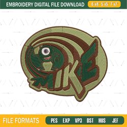 monster inc mike logo embroidery