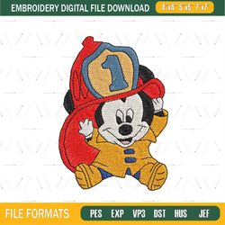Adorable Mickey Embroidery Disney ,png