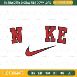 Nke Swoosh Embroiery File 6 sizes, Embroidery File, Embroidery Design Png