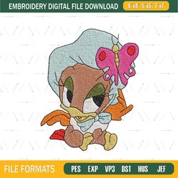 Baby Duck Embroidery Disney Design png