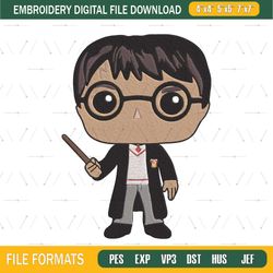 Harry Potter embroidery design, Harry Potter embroidery, movie design, movie shirt, Embroidery Png