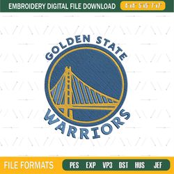Golden State Warriors logo Embroidery png