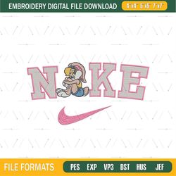 Nike Lola Embroidery Design File, Bugs Bunny and Lola Anime Embroidery Design Png