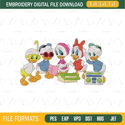 The Duck Tales Kids Embroidery