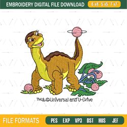 Land Before Time Littlefoot Embroidery png