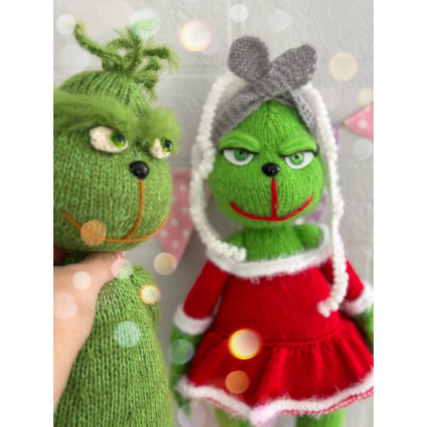 Mrs christmas knitting pattern by ola oslopova