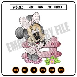 disney mouse minnie embroidery,png