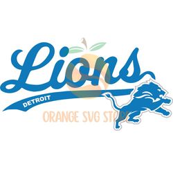 Lions SVG, Detroit Lions Cricut Silhouette, Detroit Lions Logo SVG
