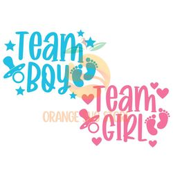 Team Girl SVG, Team Boy SVG, Gender Reveal SVG, Baby Feet svg, Team Boy png, Team Girl png, Baby Announcement svg, Team