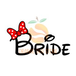 bride bow tide disney mickey minnie mouse wedding svg
