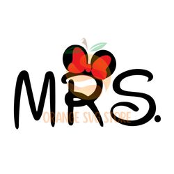 mrs. bride minnie mouse red bow disney wedding svg