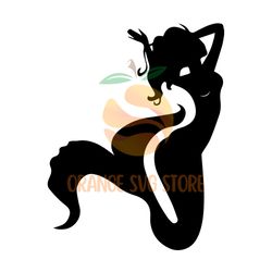 little beauty princess ariel disney silhouette svg