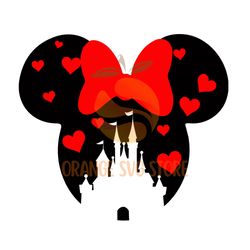 minnie mouse love magic kingdom svg