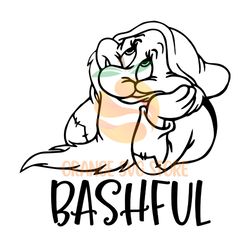 bashful the snow white & 7 dwarfs svg