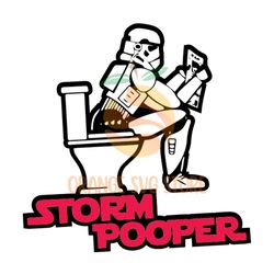 stormtrooper toilet funny star wars movie design svg