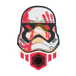 first order symbol stormtrooper army red helmet svg