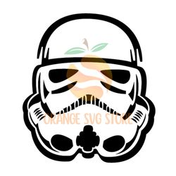 white helmet stormtrooper star wars army svg