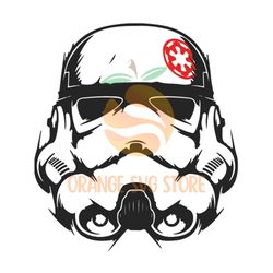 star wars stormtrooper army helmet silhouette vector svg