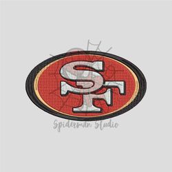 San Francisco 49ers Embroidery Files, NFL Logo Embroidery Designs, NFL 49ers, NFL Machine Embroidery Designs 10,