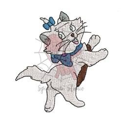 marie the aristocats kitty embroidery png