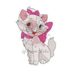disnet kitten aristocats marie embroidery png