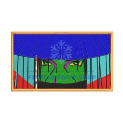 uchiha itachi face box anime embroidery file