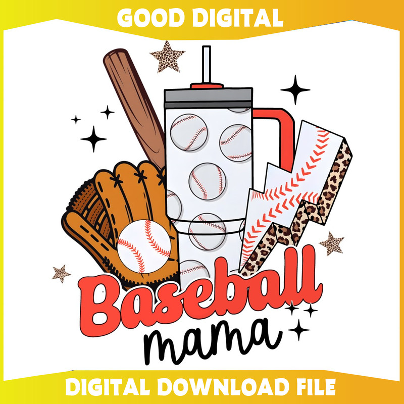 Baseball Mama Boujee Lightning Bolt PNG.jpg