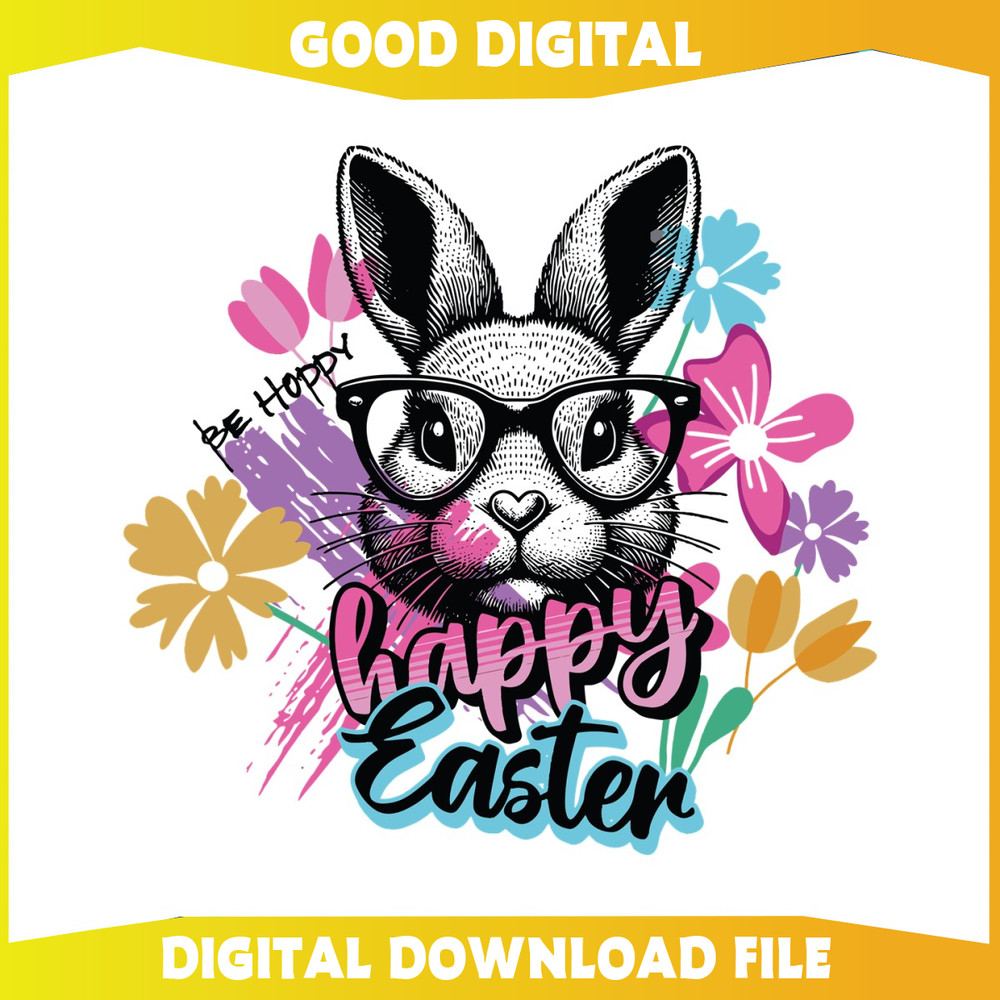 Bunny Be Hoppy Happy Easter PNG.jpg