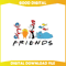 Funny Dr Seuss Friends Cat In The Hat PNG.jpg